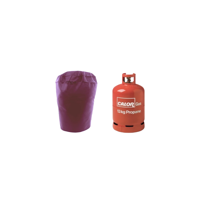 13kg gas bottle and cover burgundy